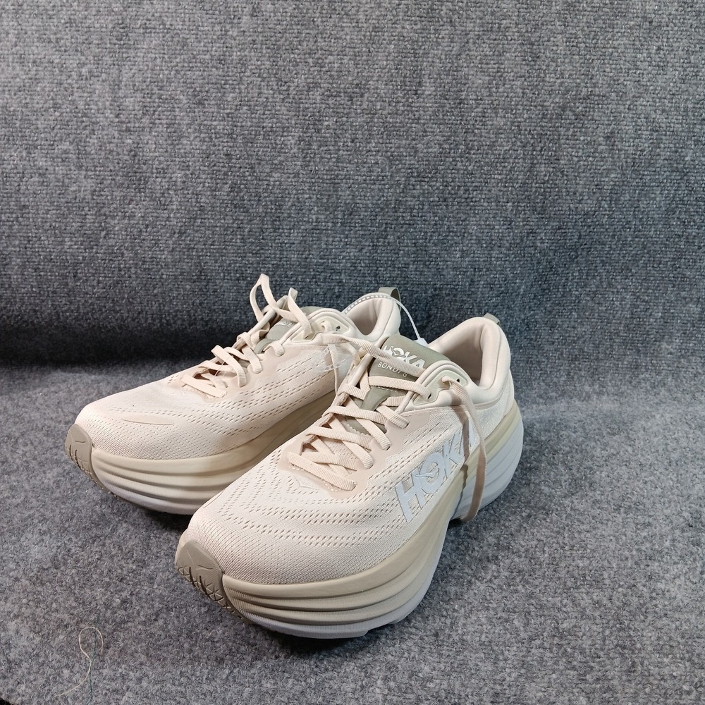 HOKA ONE ONE Bondi 8 Men Running Shoes Beige Cream 1123202-GBYB US 10D EU 44